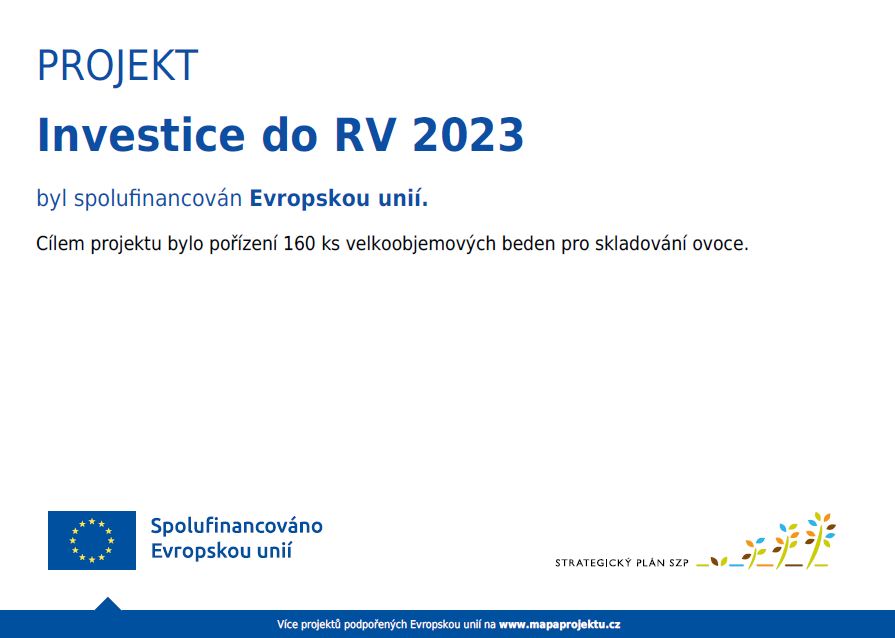 Investice do RV 2023